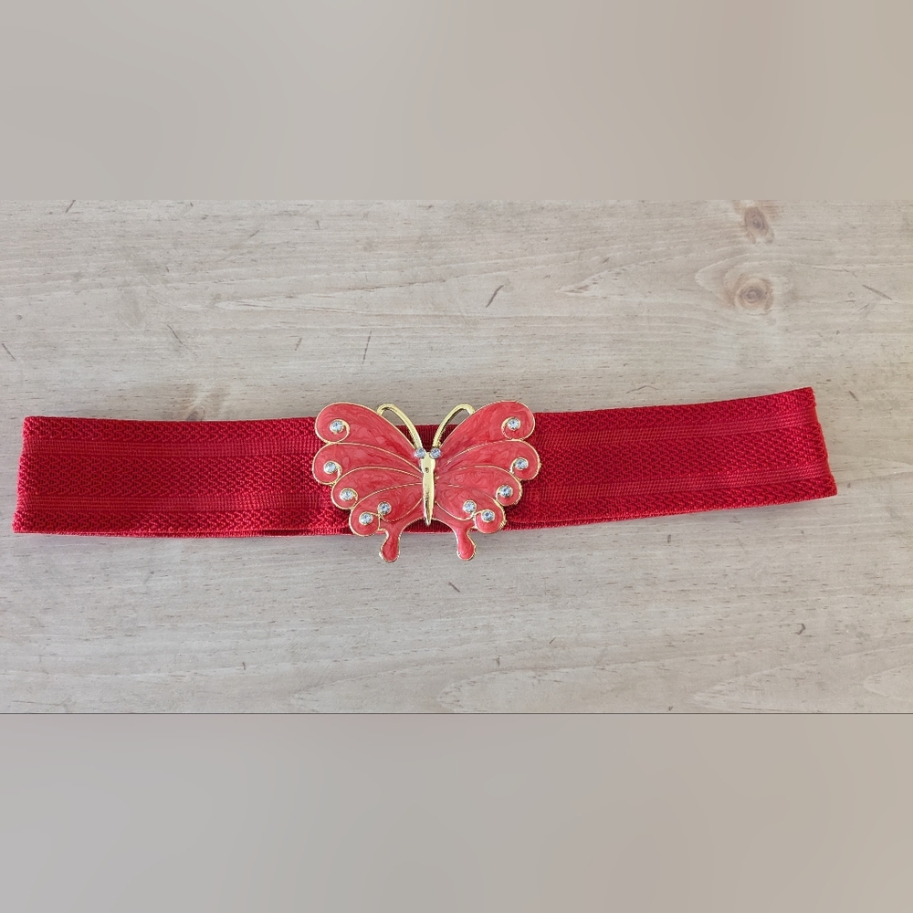 Red Butterfly Belt